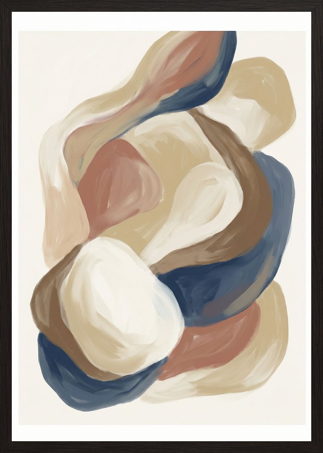 Poster in black frame