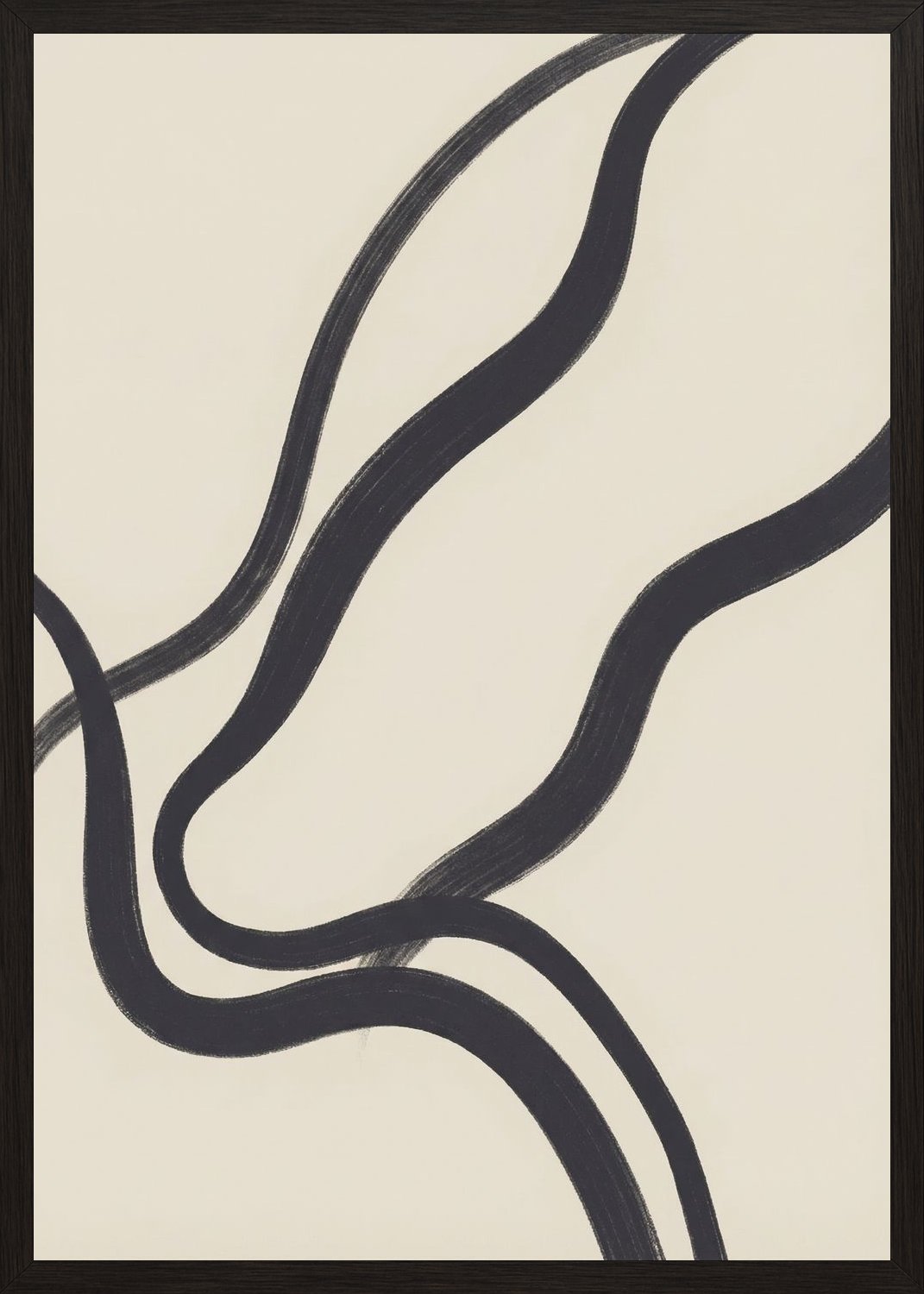 Poster in black frame