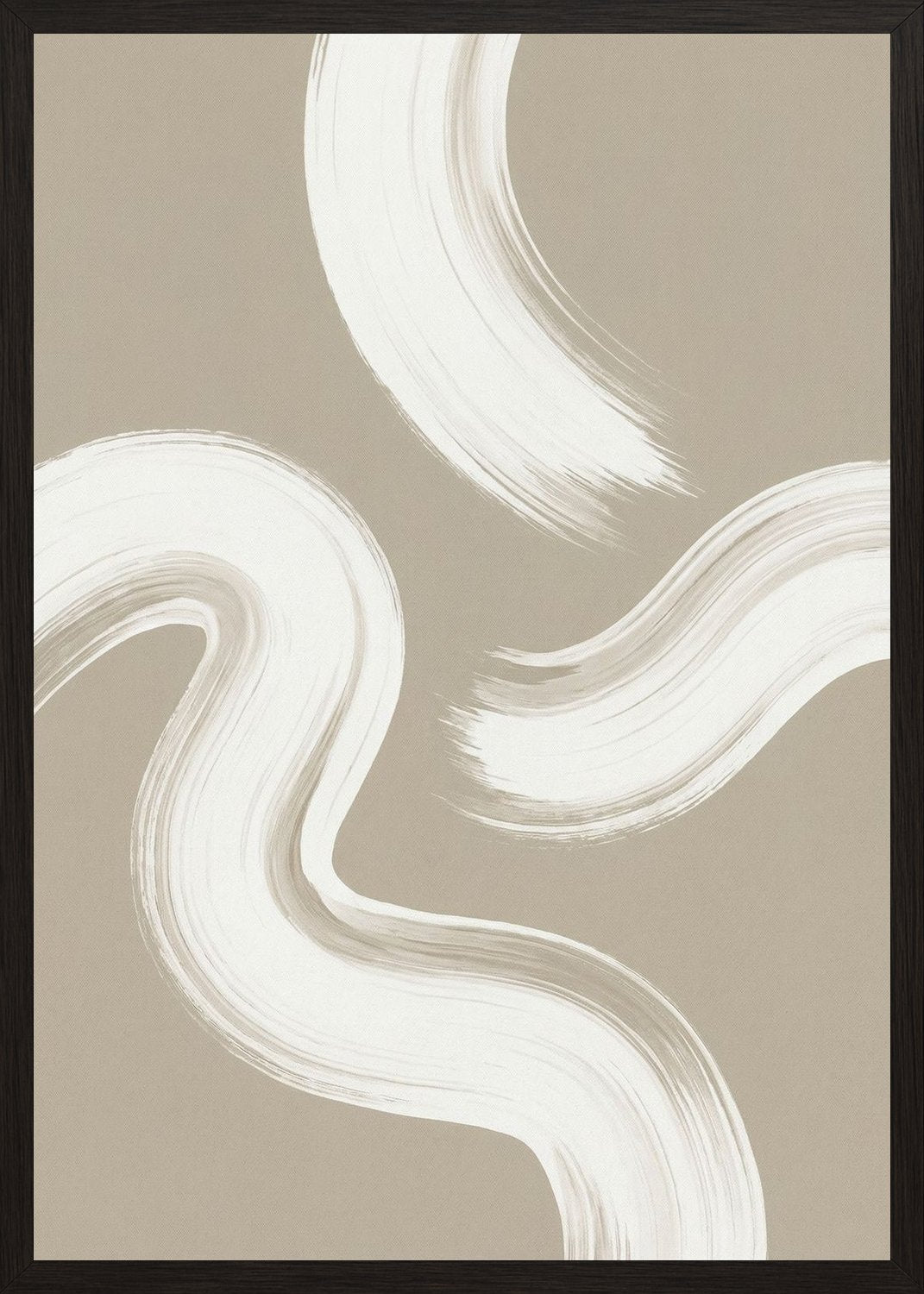 Poster in black frame