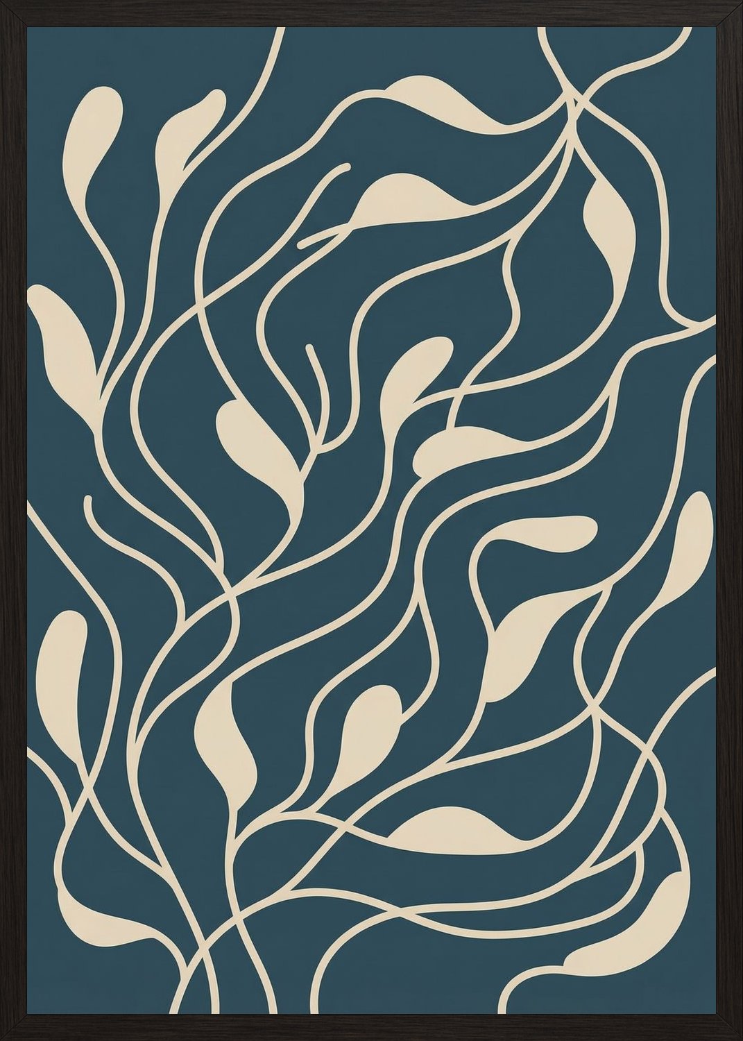 Poster in oak frame