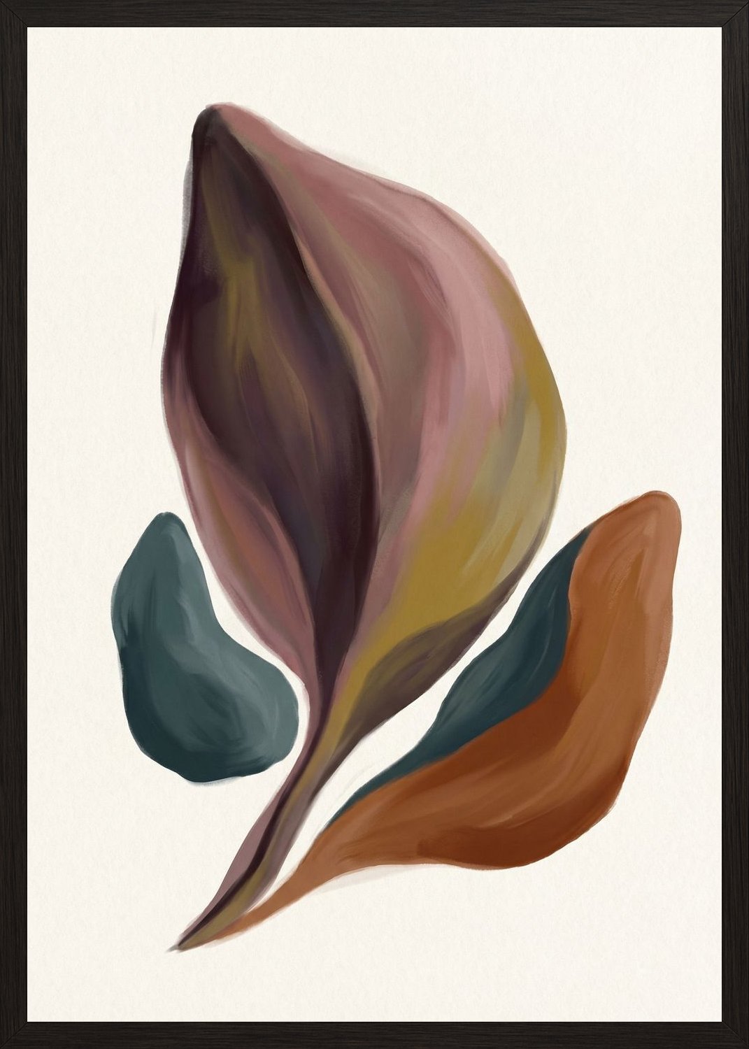 Poster in black frame