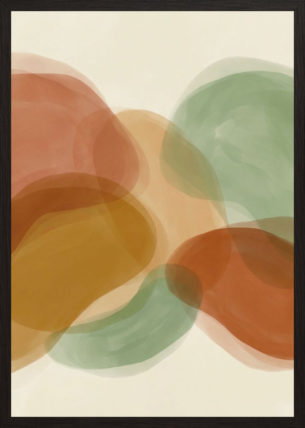 Poster in black frame