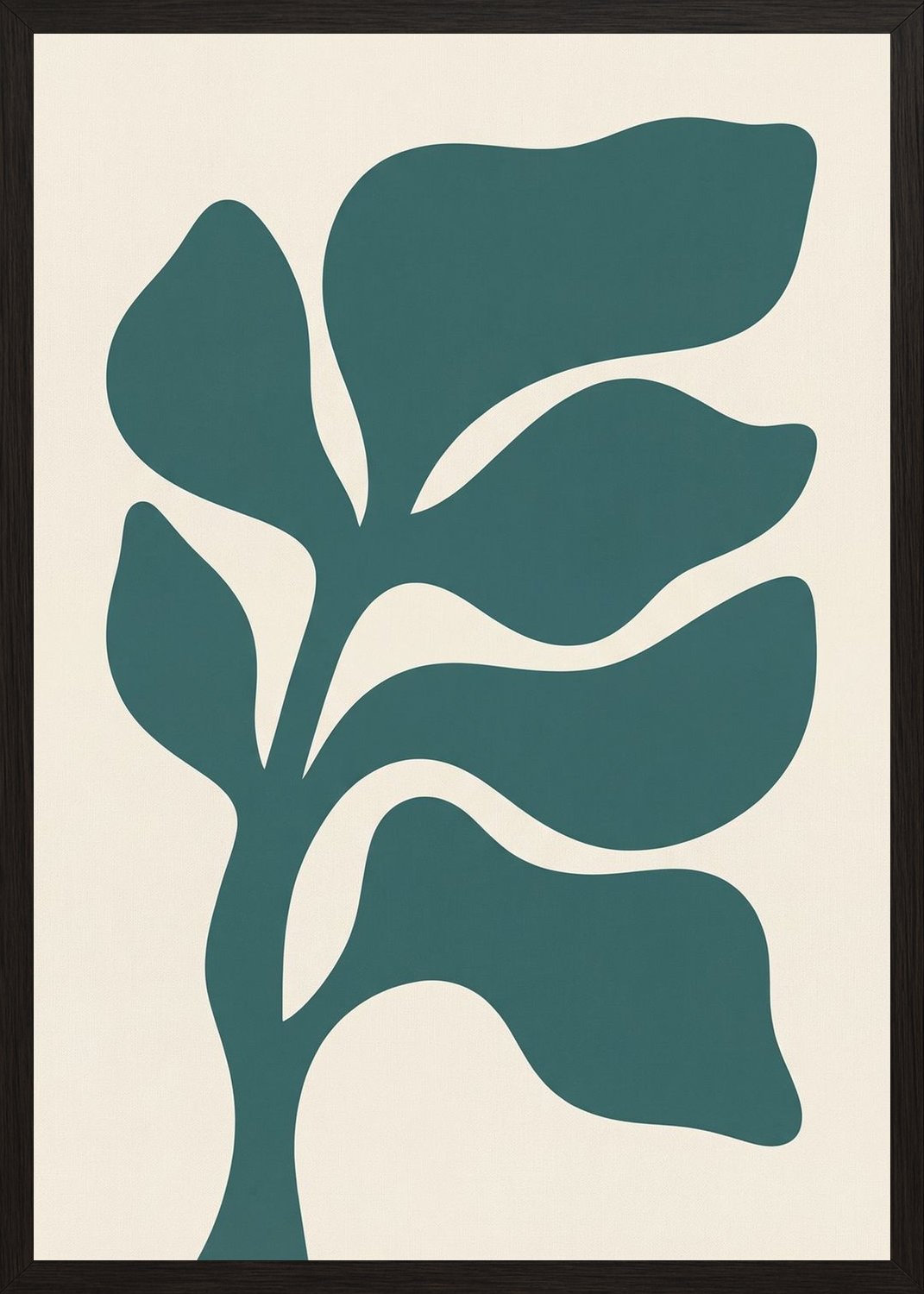 Poster in oak frame