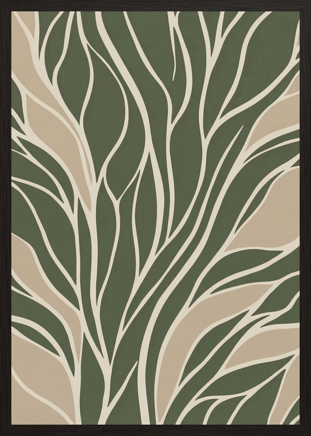 Poster in oak frame