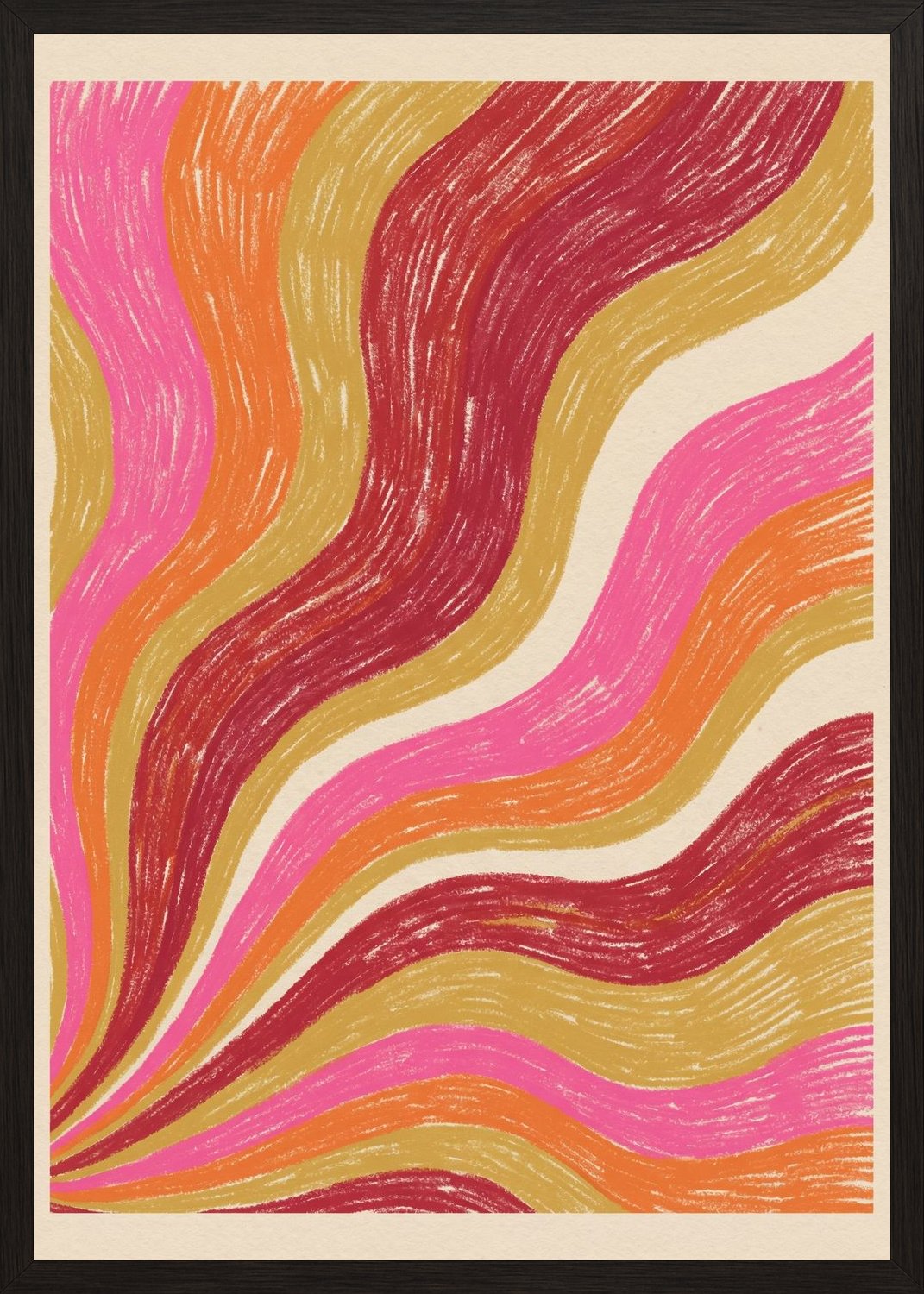 Poster in black frame