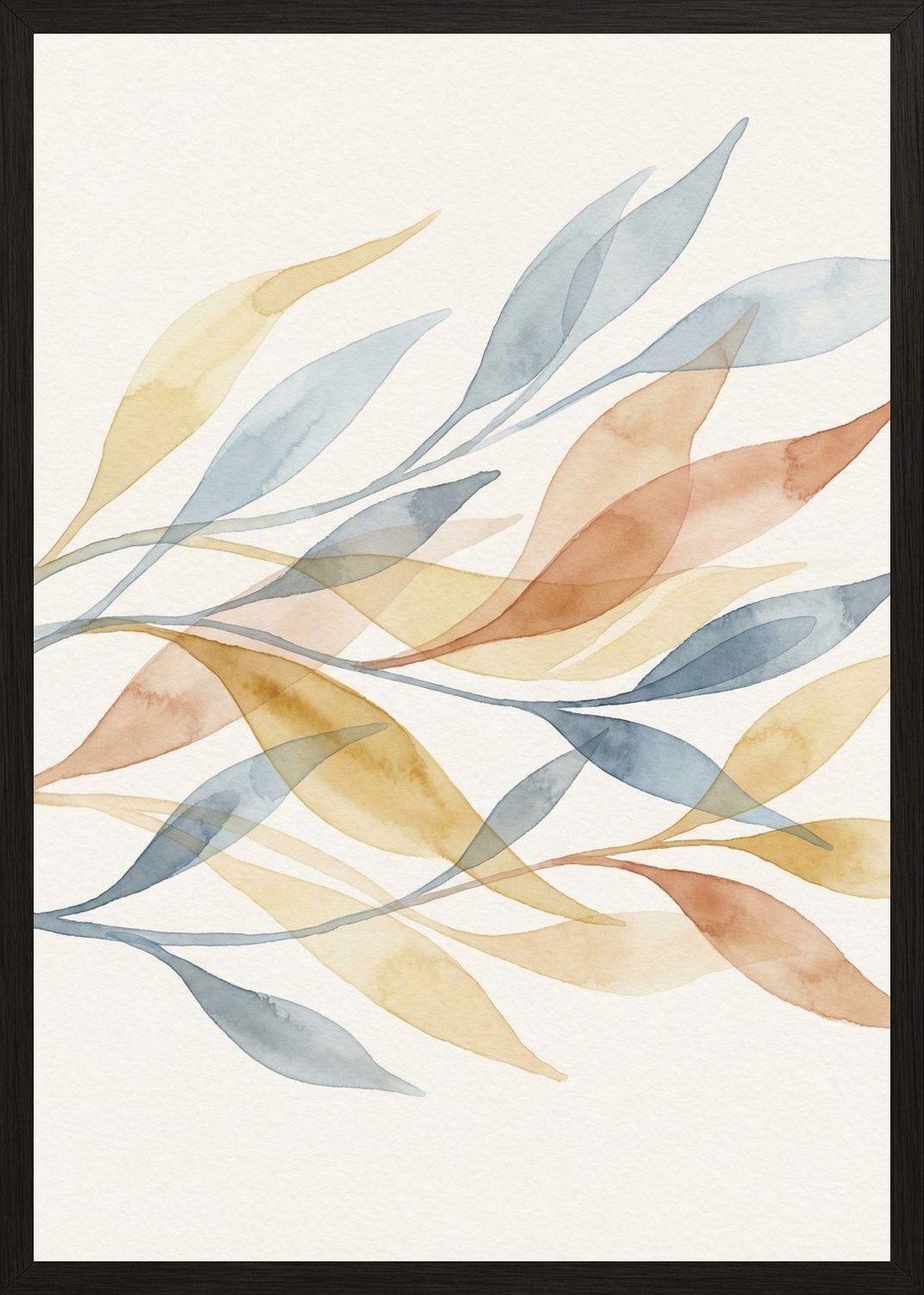 Poster in black frame