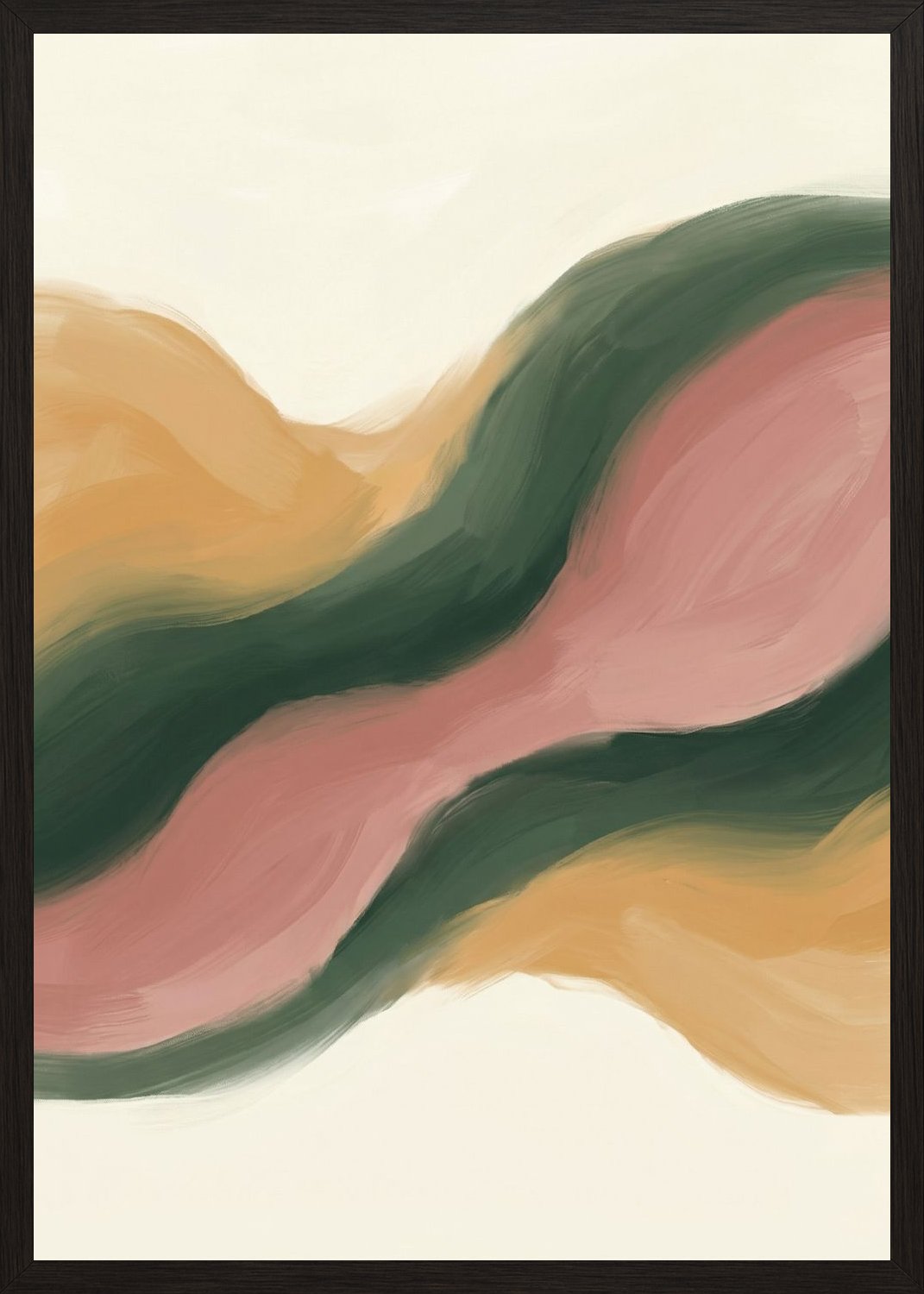 Poster in black frame