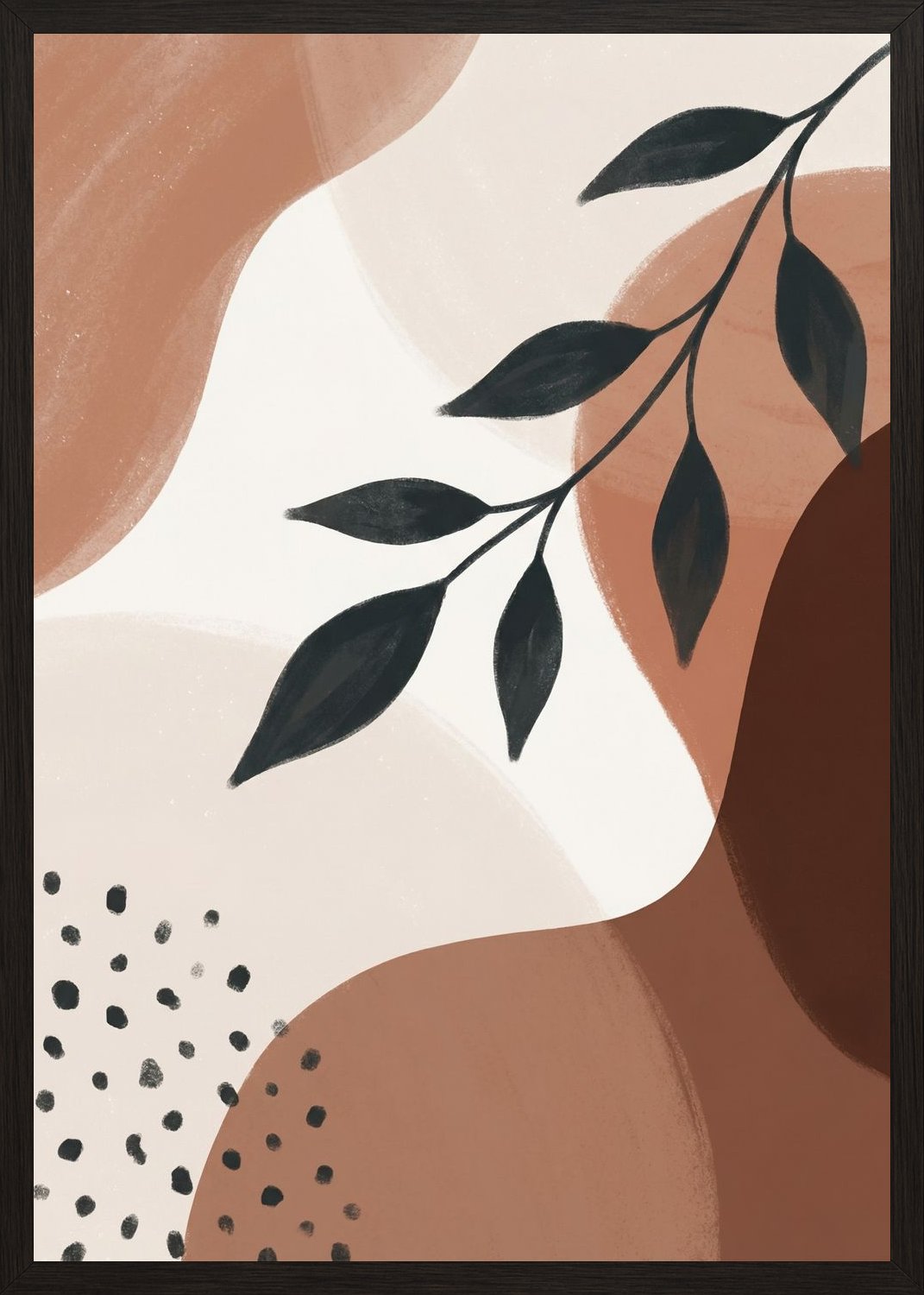 Poster in oak frame