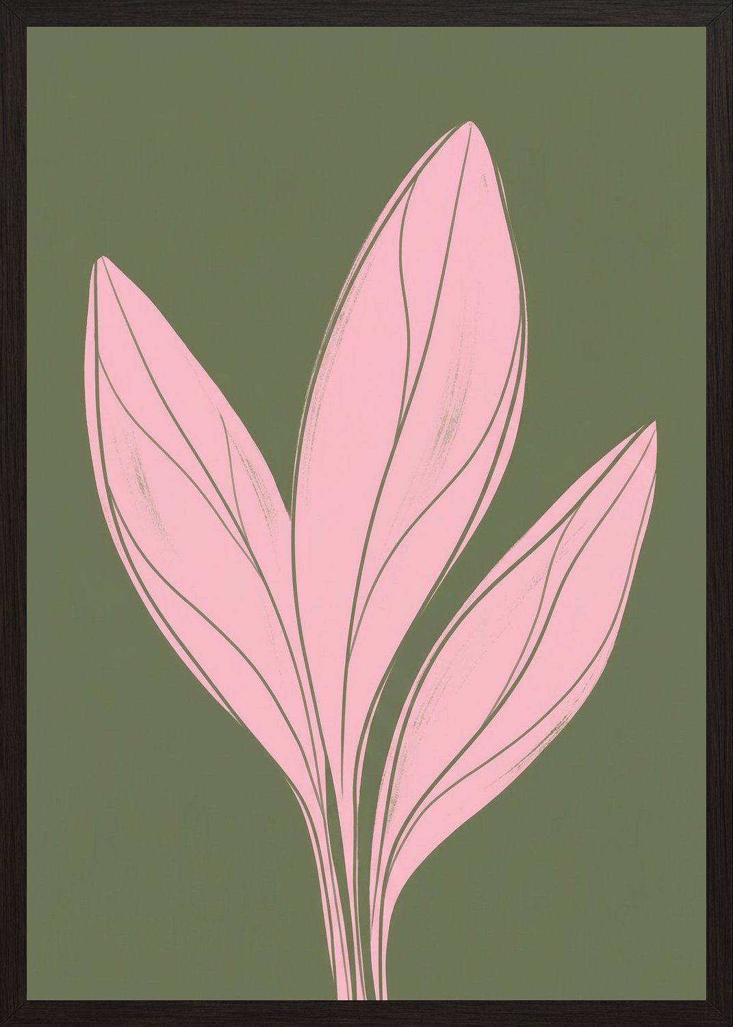 Poster in black frame