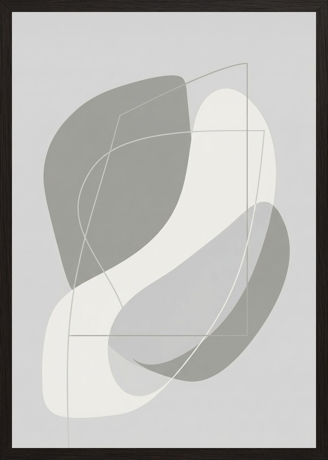 Poster in black frame