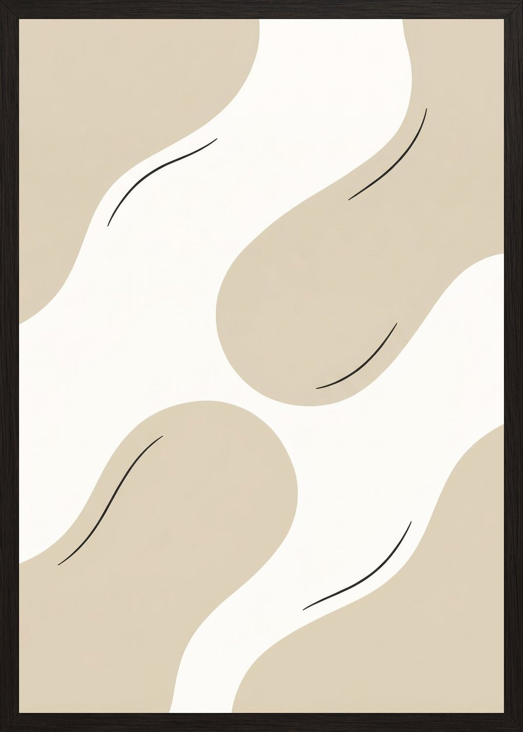 Poster in oak frame
