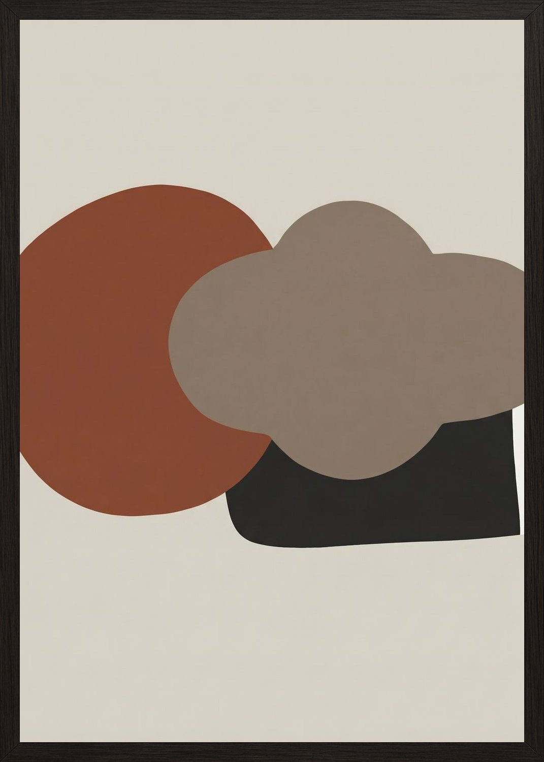 Poster in oak frame