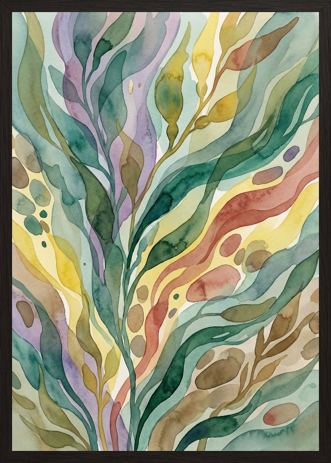 Poster in black frame