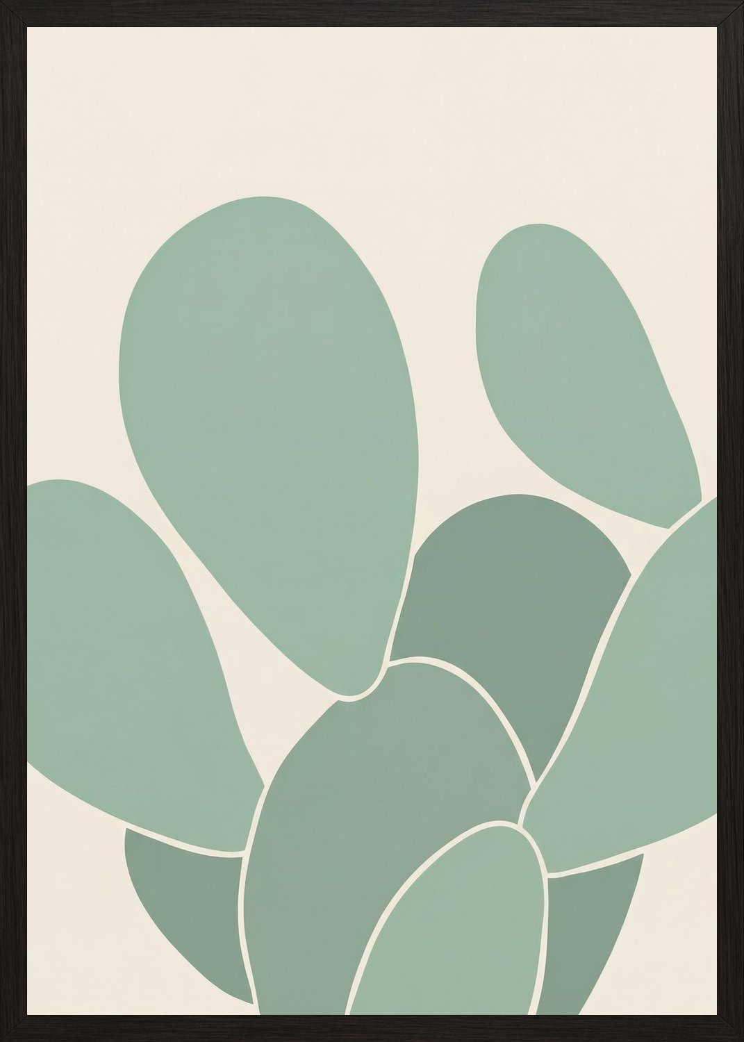 Poster in oak frame
