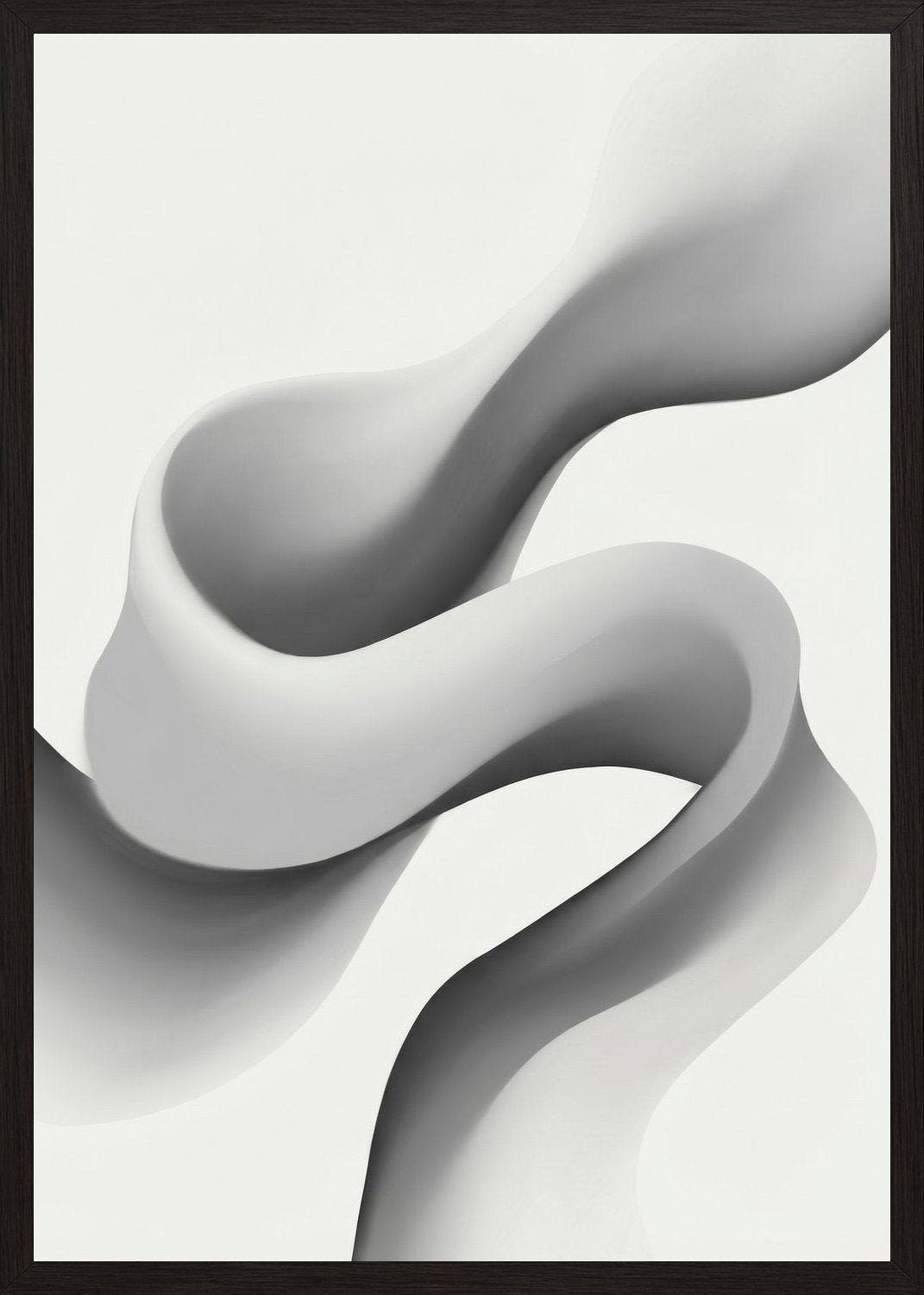 Poster in black frame