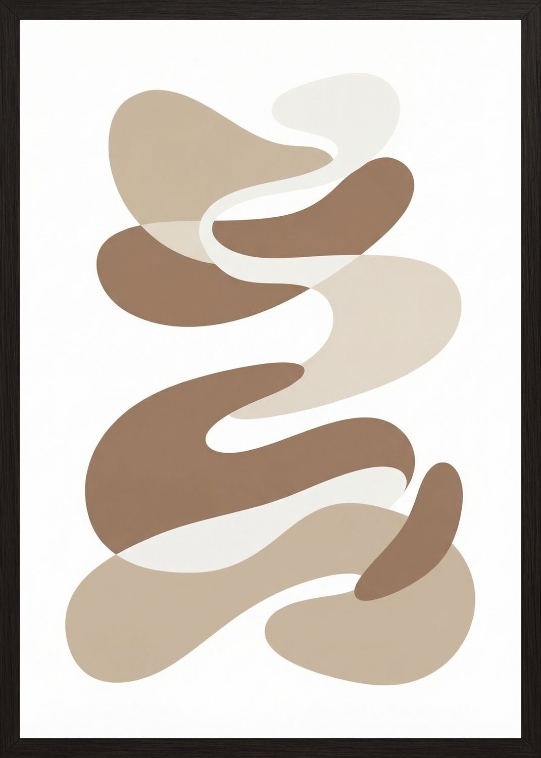 Poster in oak frame