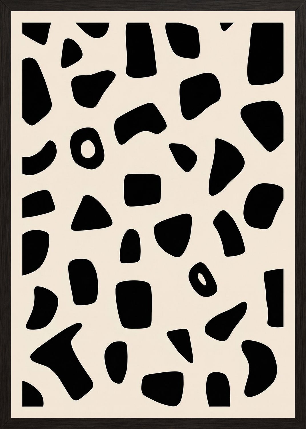 Poster in oak frame