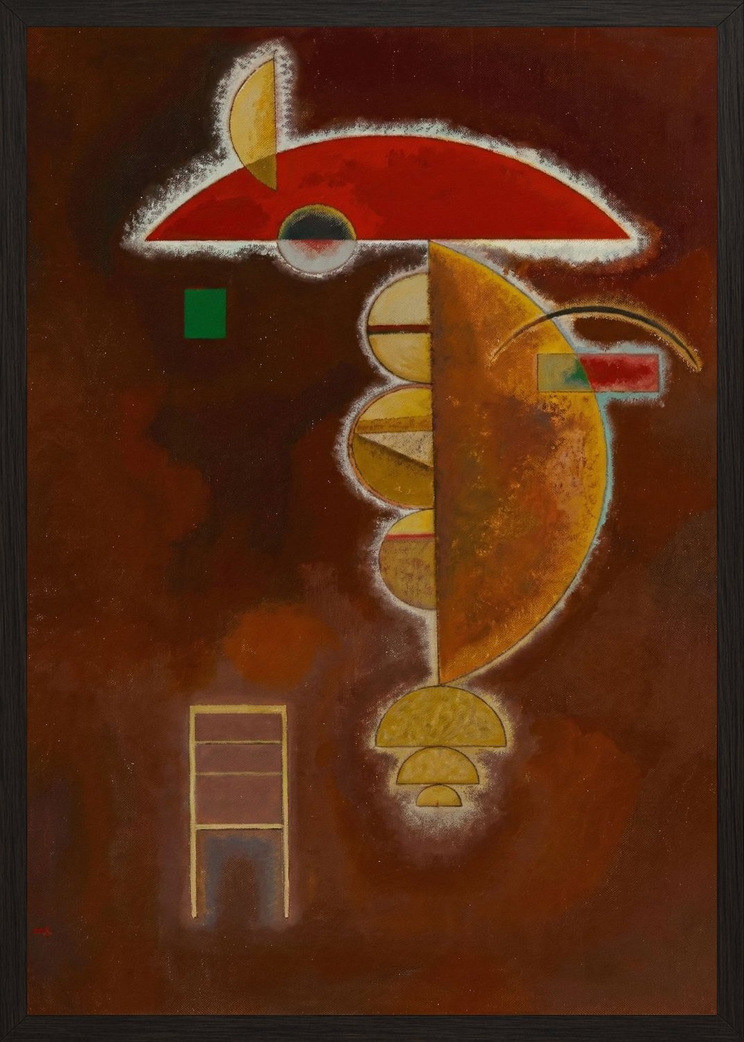 Poster in black frame