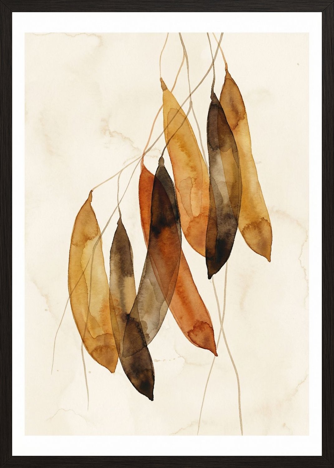 Poster in oak frame