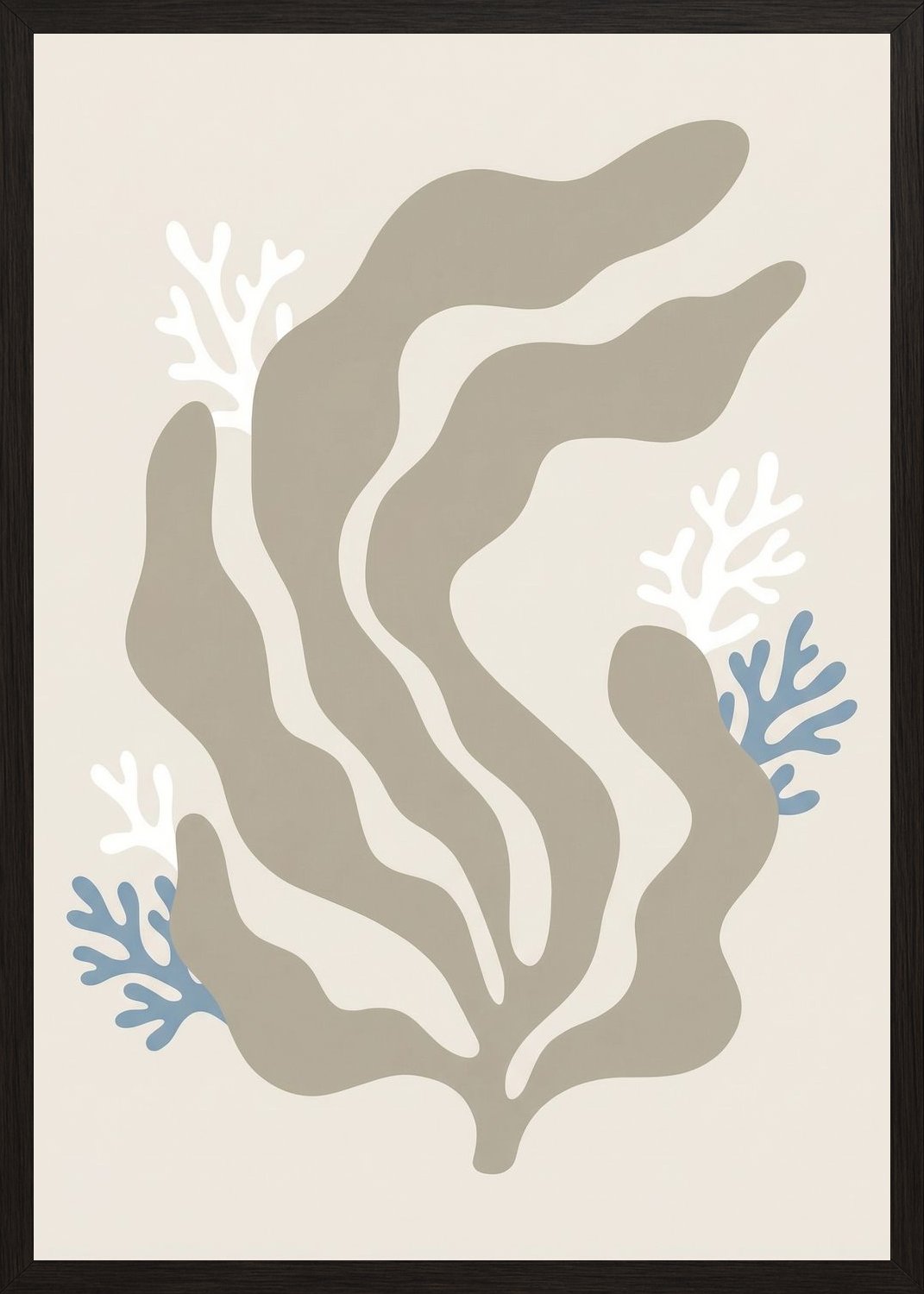 Poster in oak frame