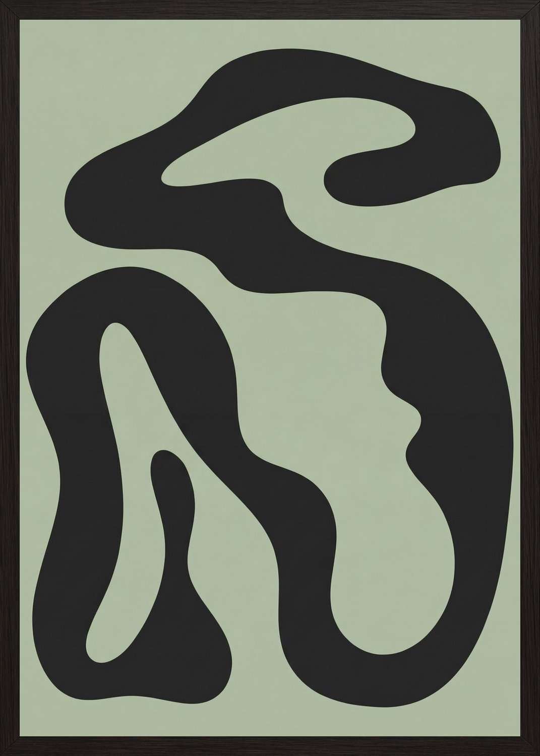Poster in oak frame