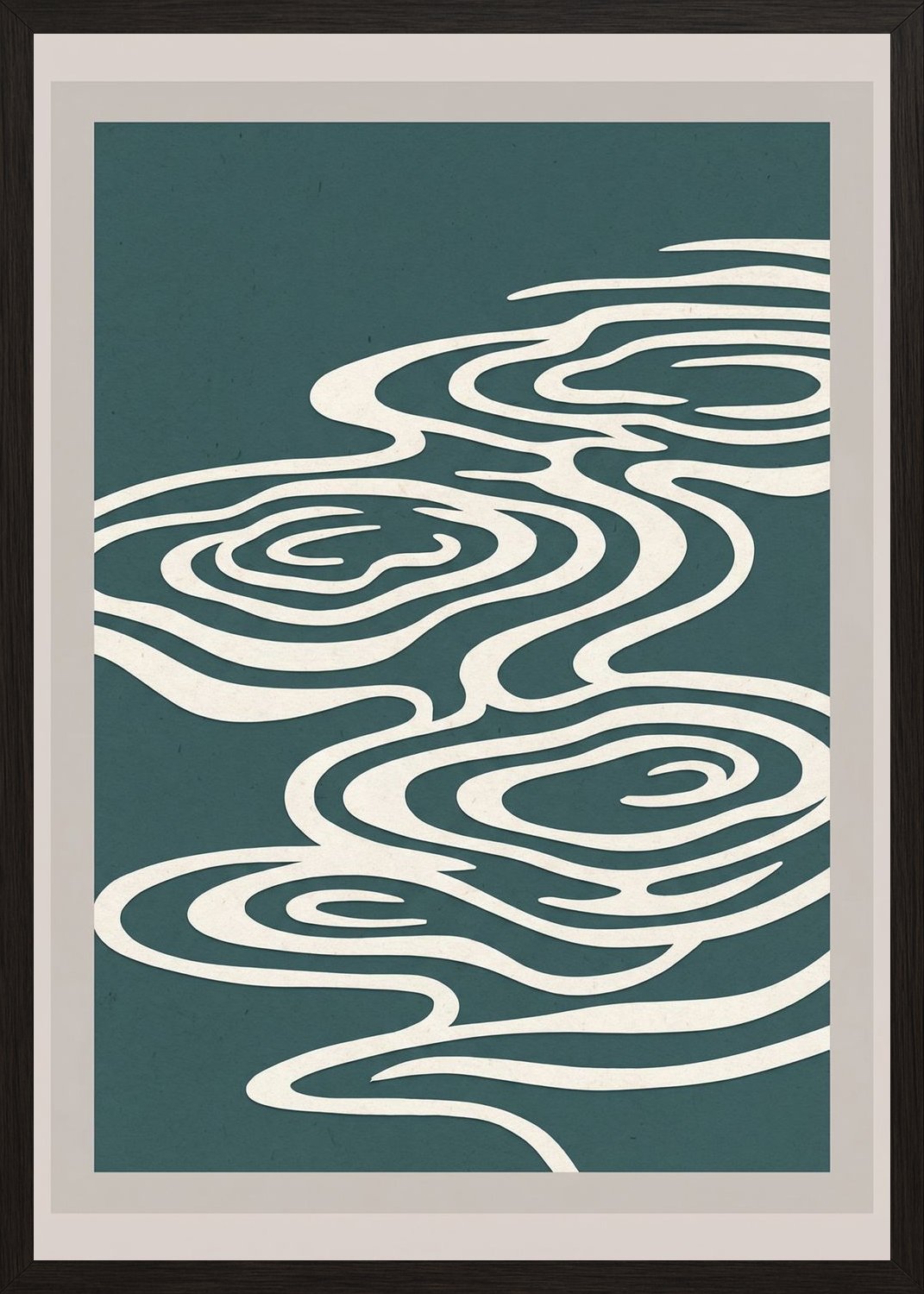 Poster in oak frame