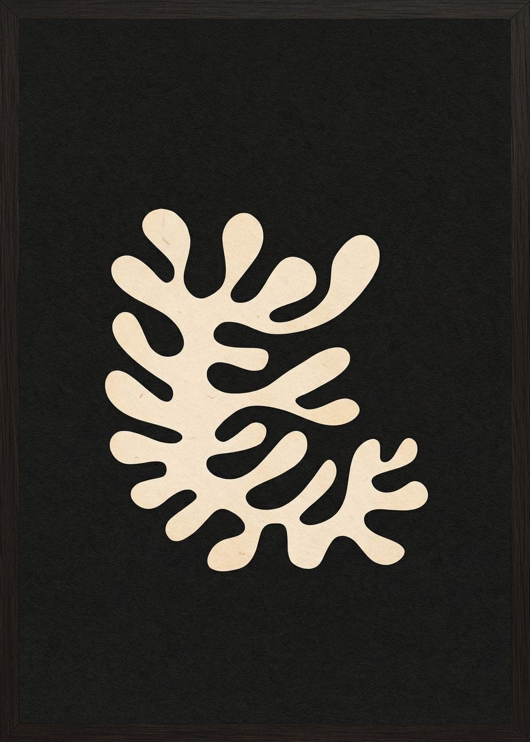 Poster in black frame