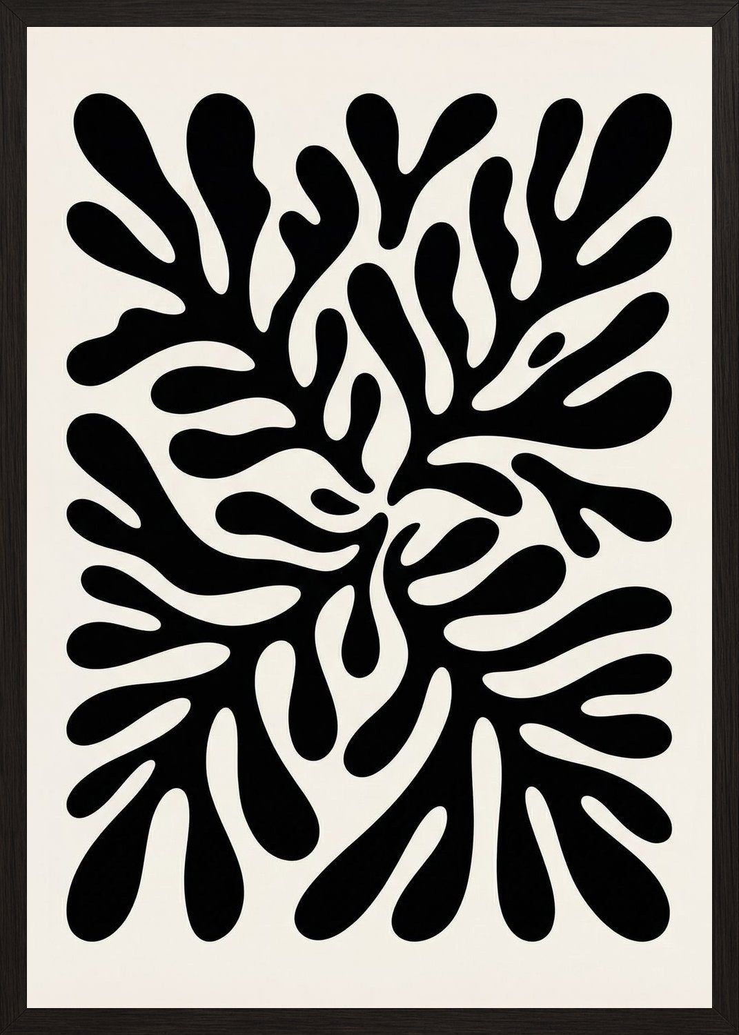 Poster in oak frame