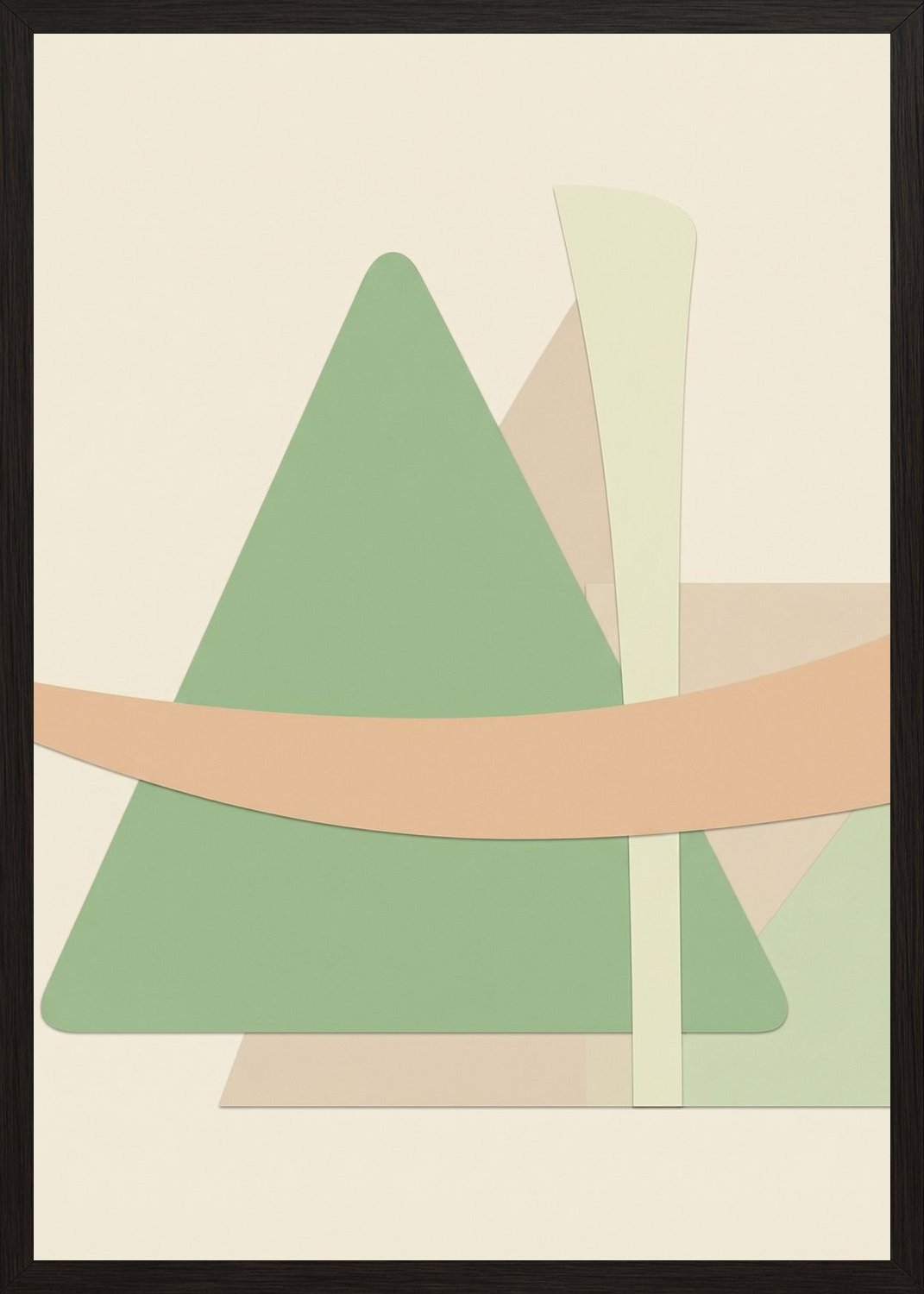 Poster in black frame