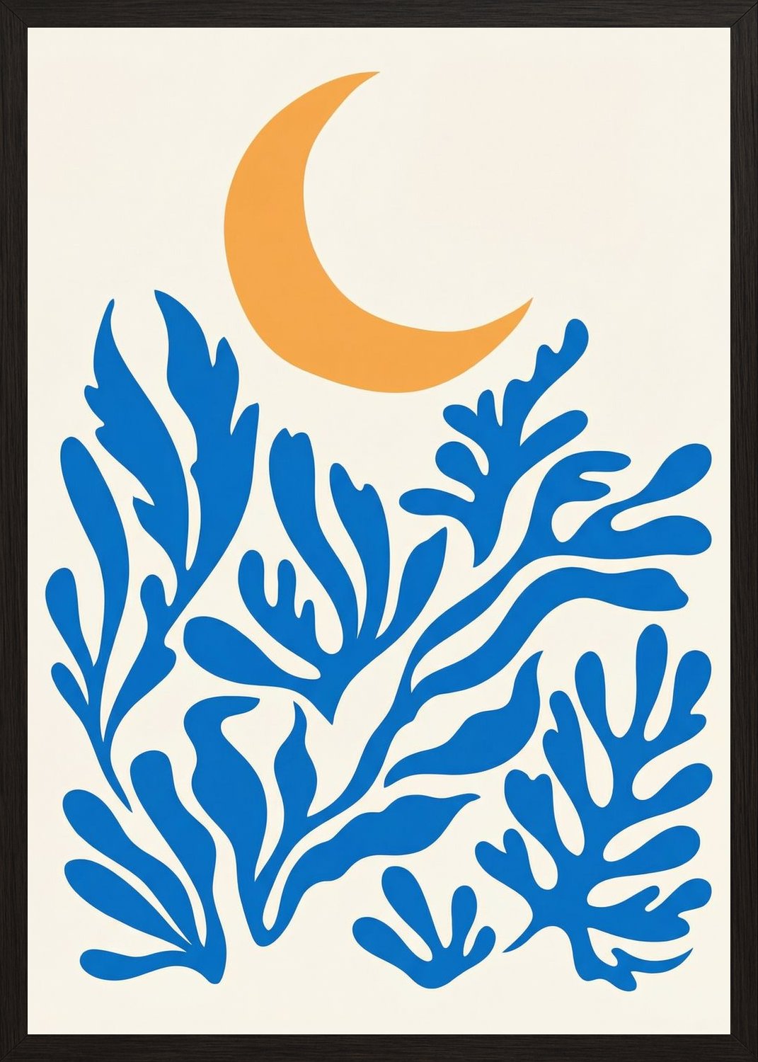 Poster in oak frame