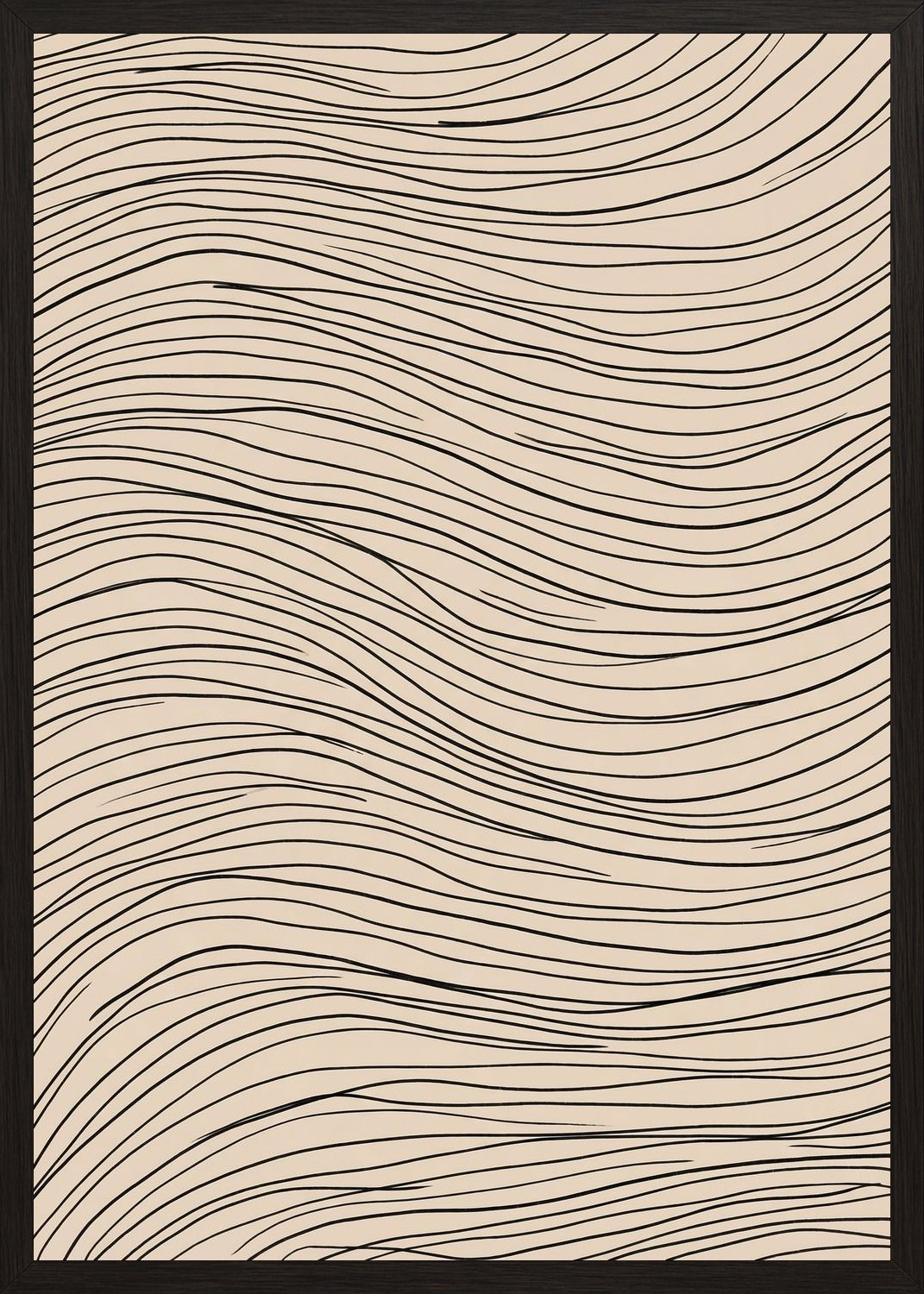 Poster in black frame