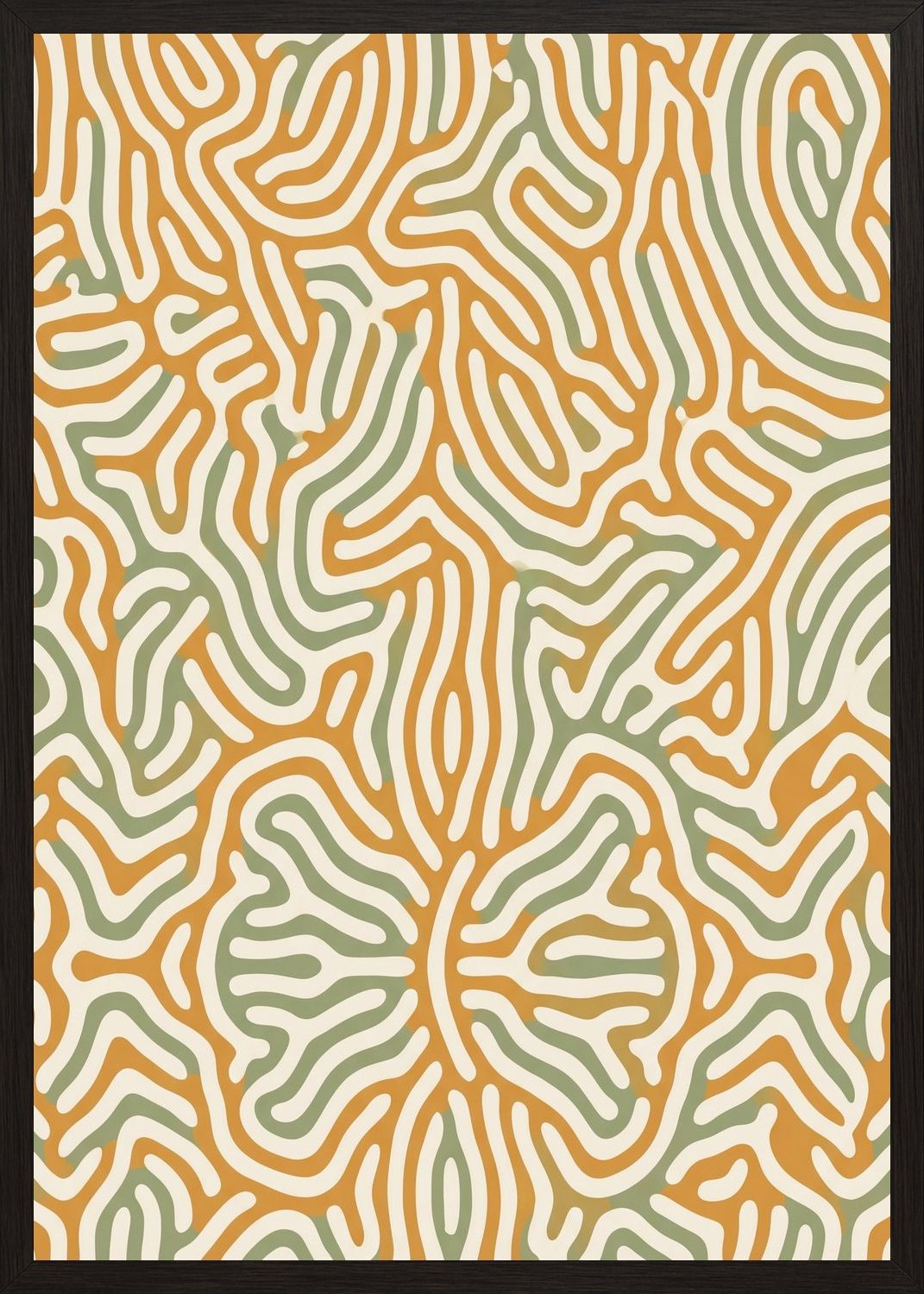 Poster in oak frame