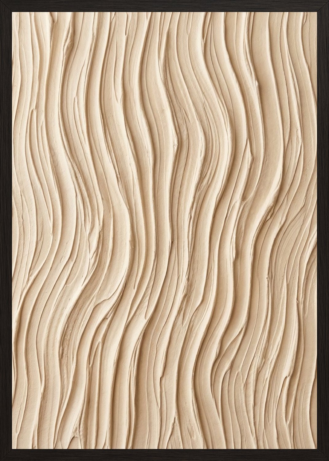 Poster in black frame