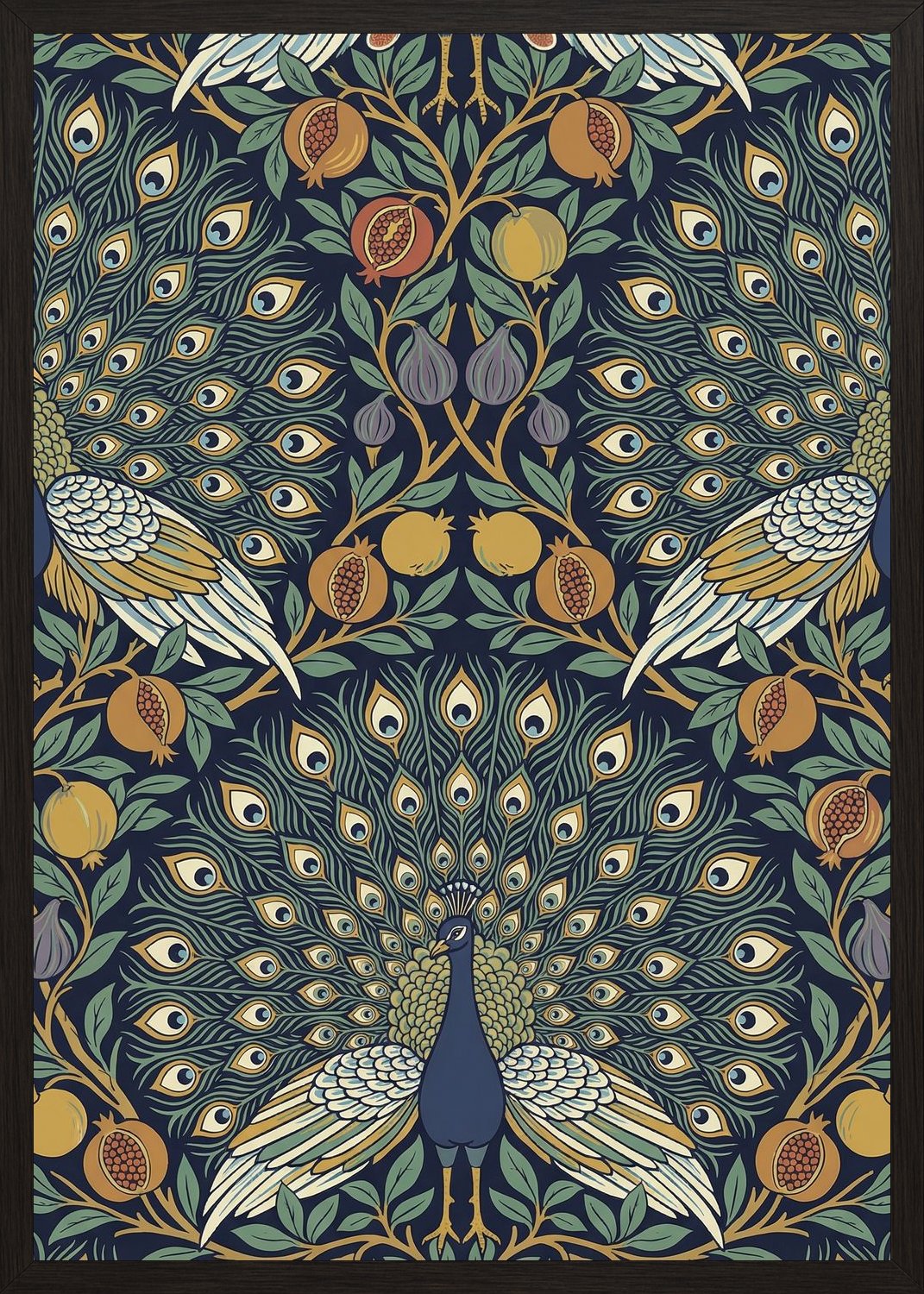 Poster in black frame