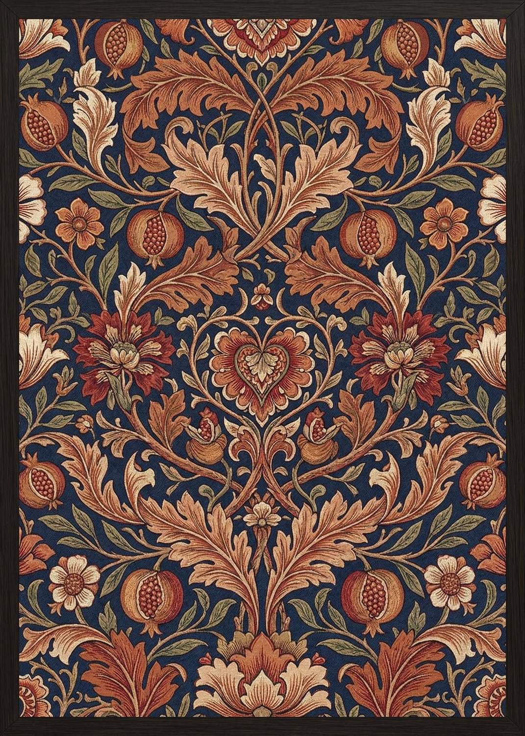 Poster in oak frame