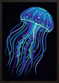 Poster in black frame
