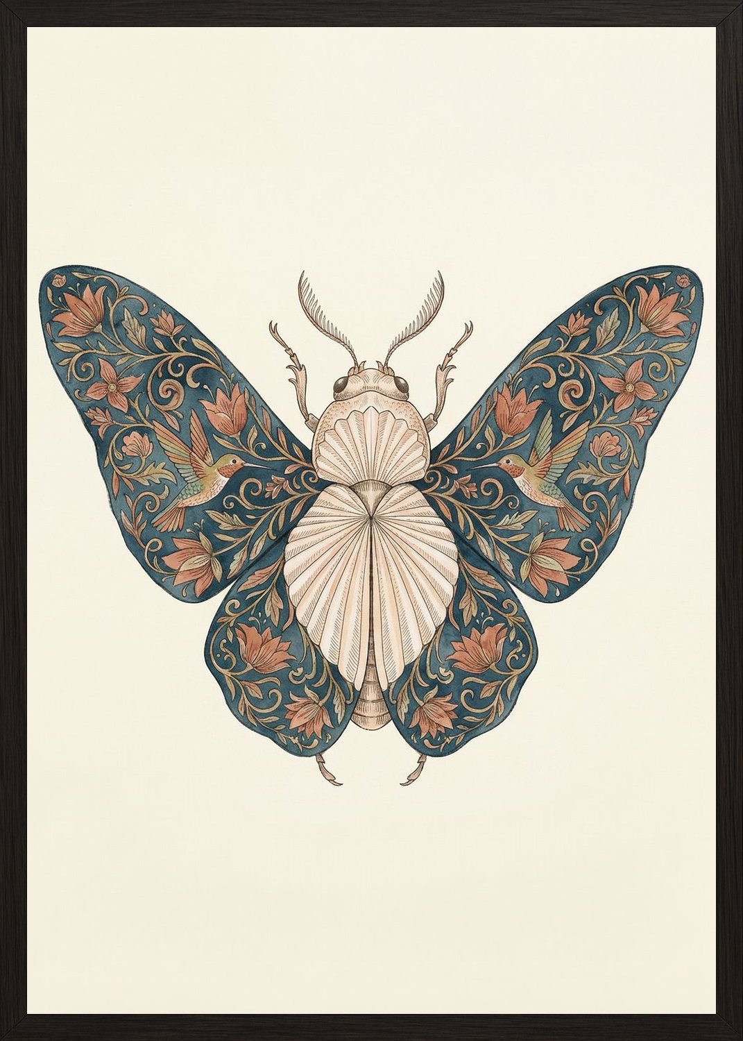 Poster in black frame