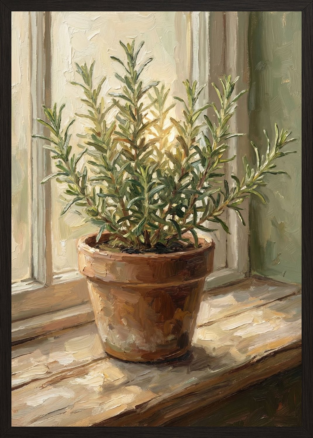 Poster in oak frame