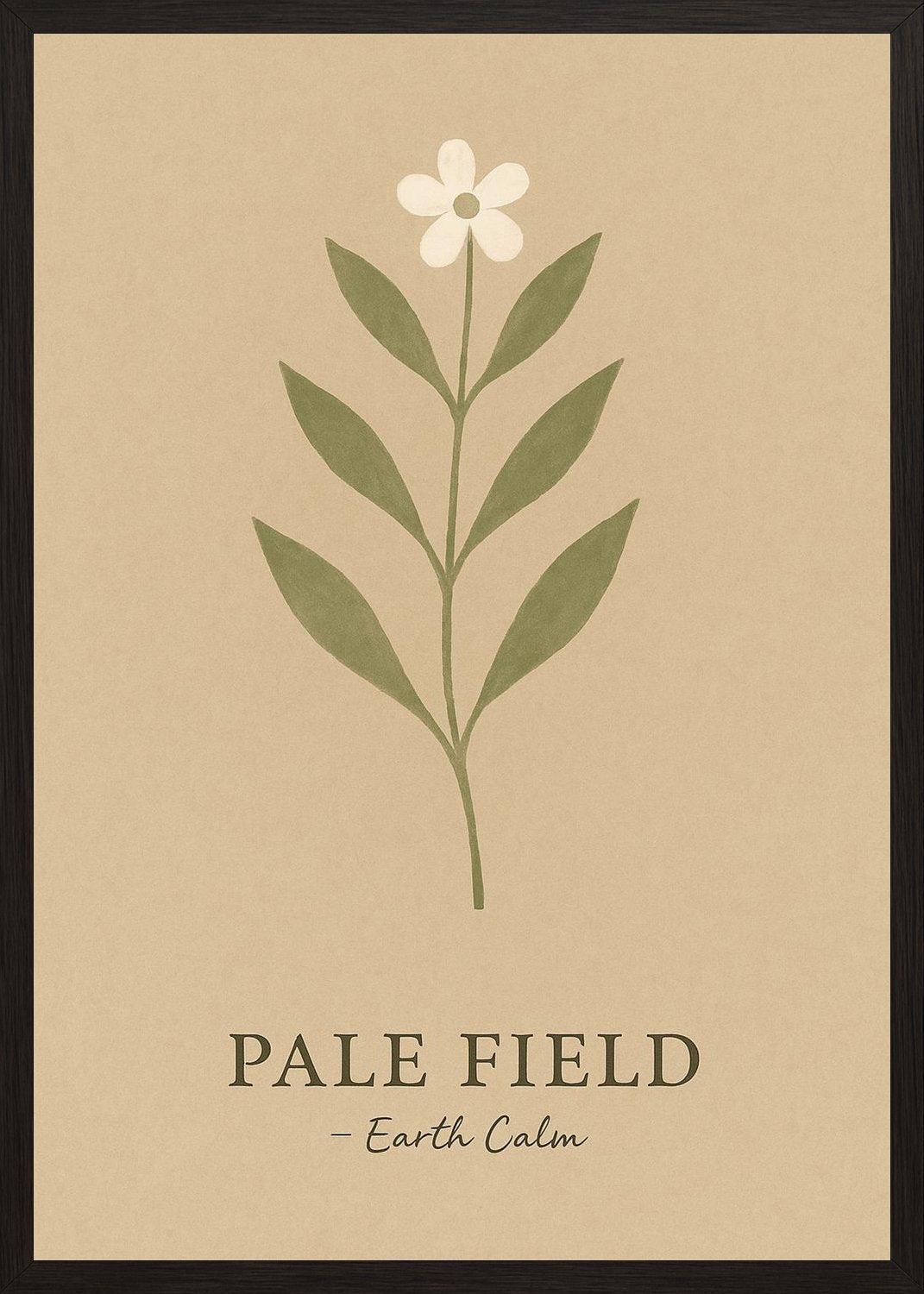 Poster in black frame