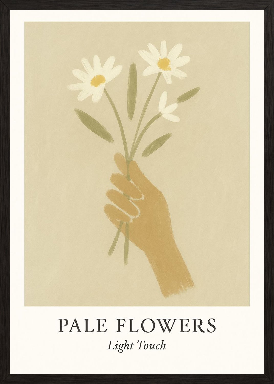 Poster in black frame