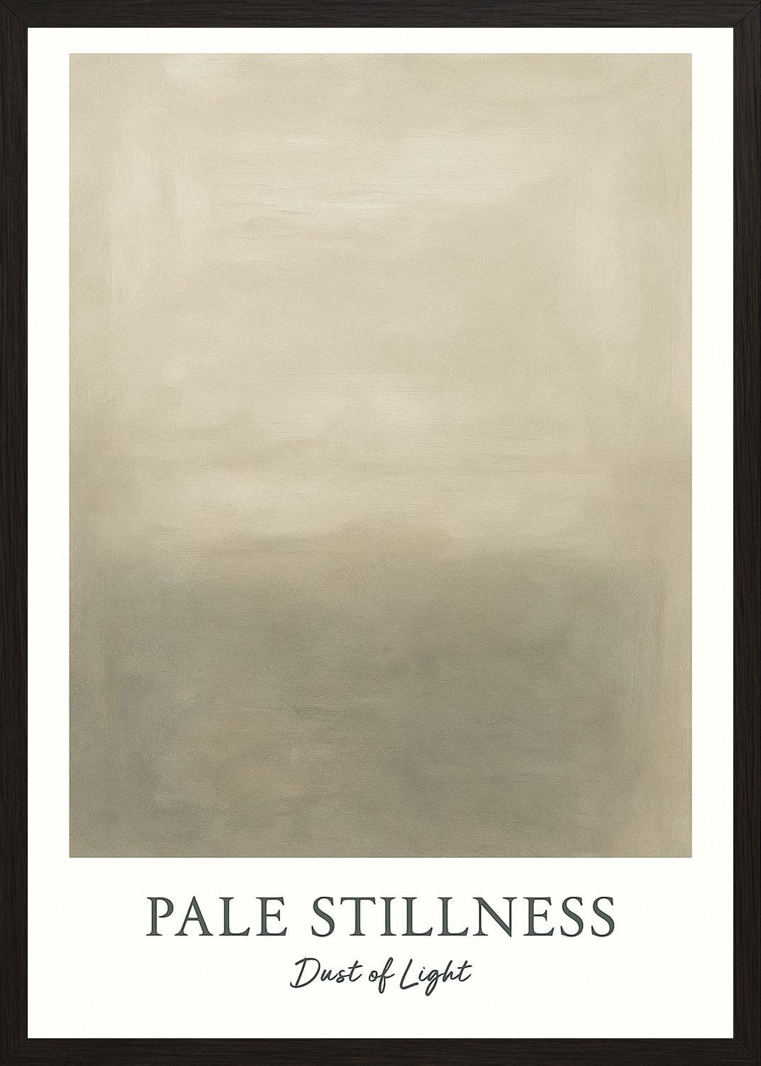 Poster in black frame