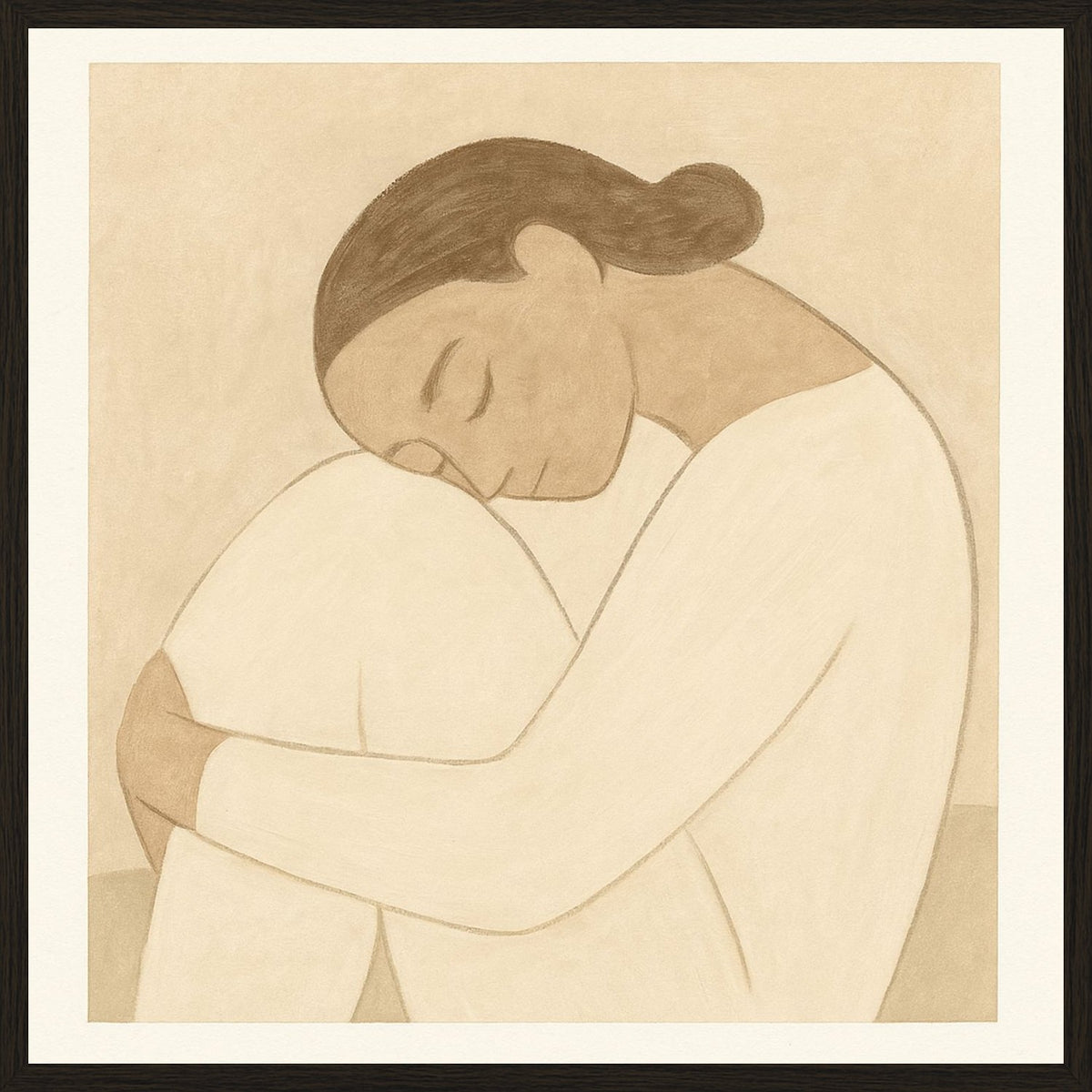 Poster in black frame