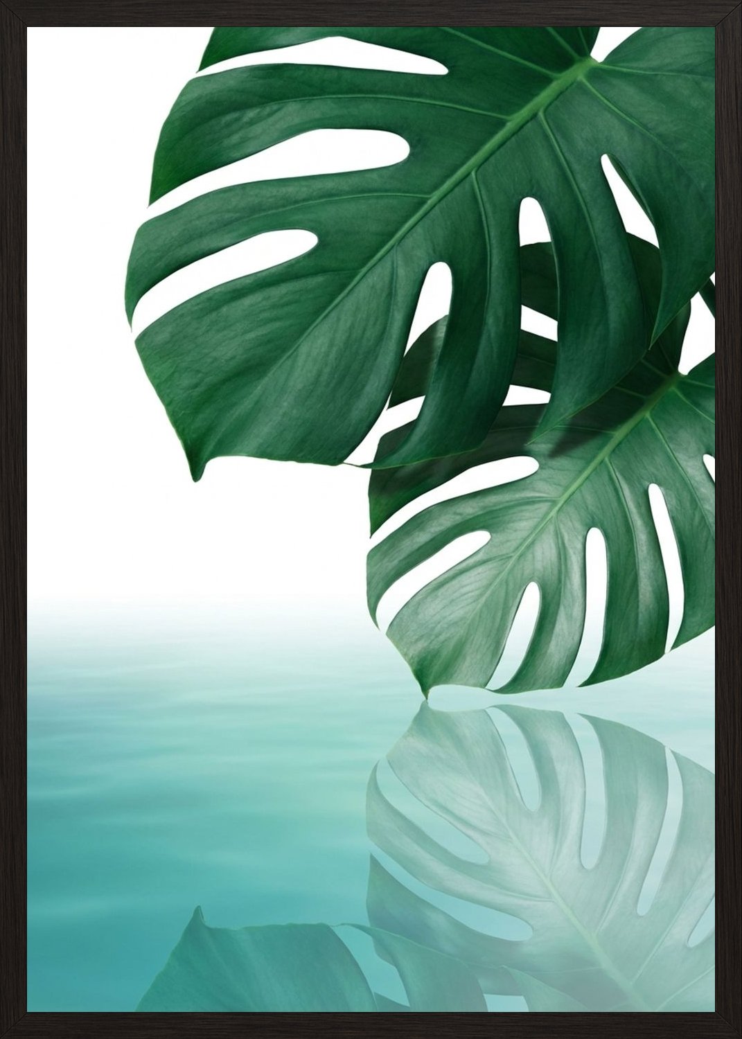 Poster in black frame