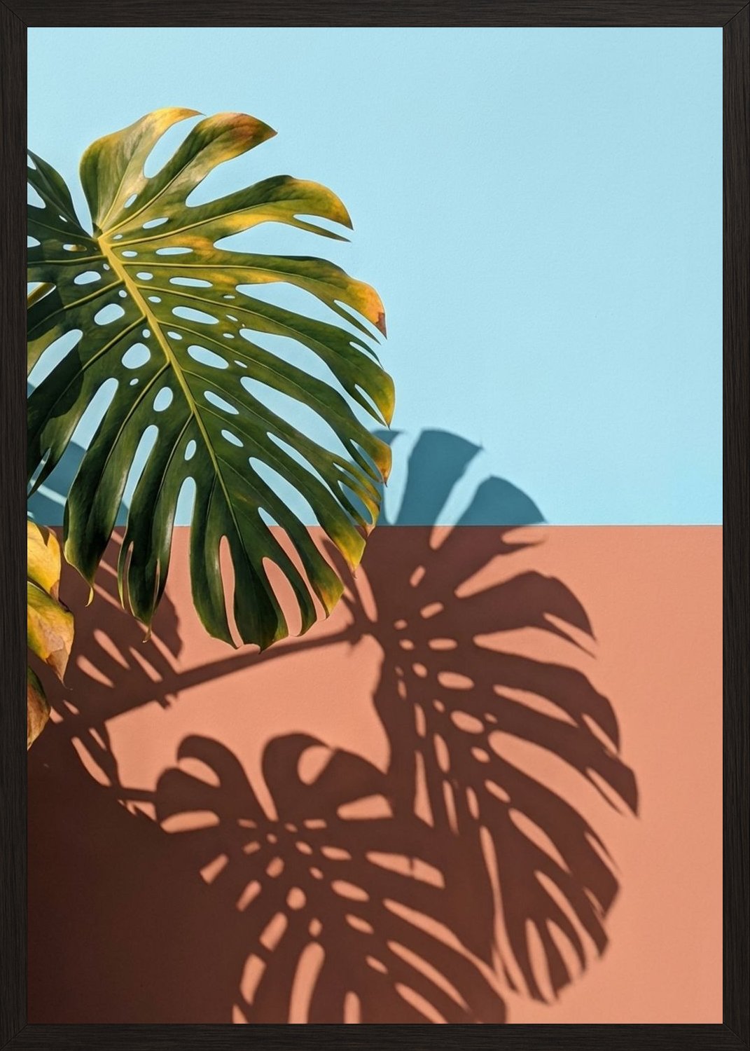 Poster in black frame