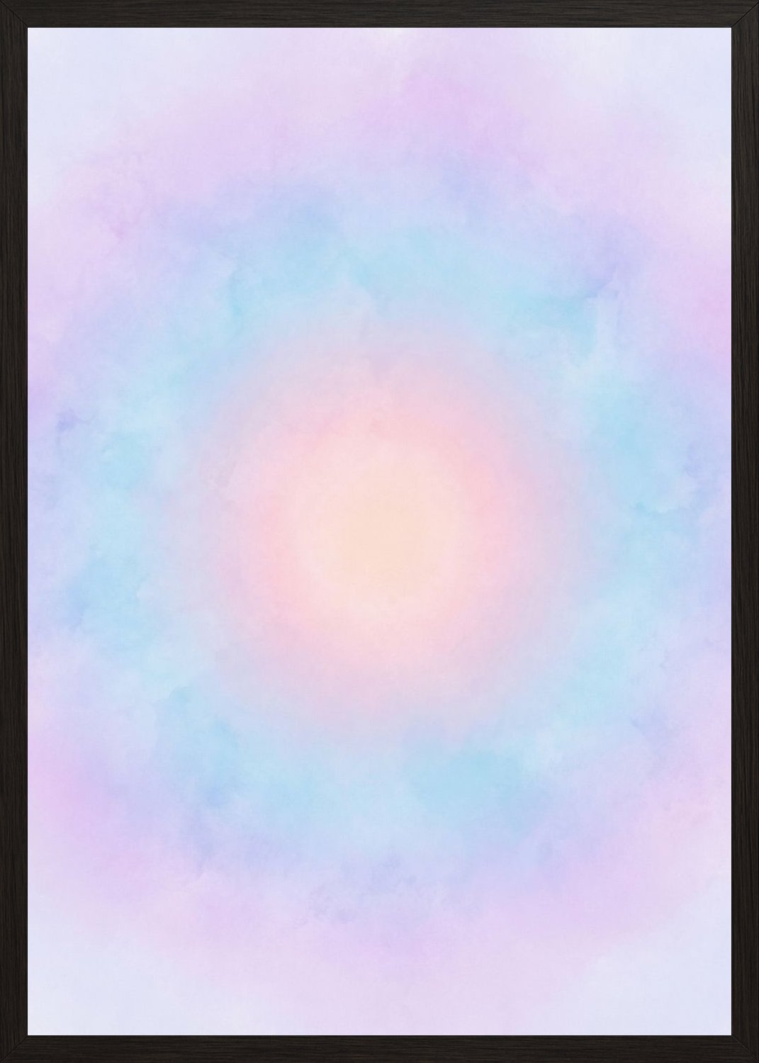 Poster in black frame