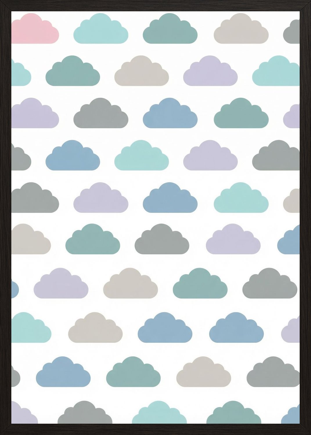 Poster in black frame