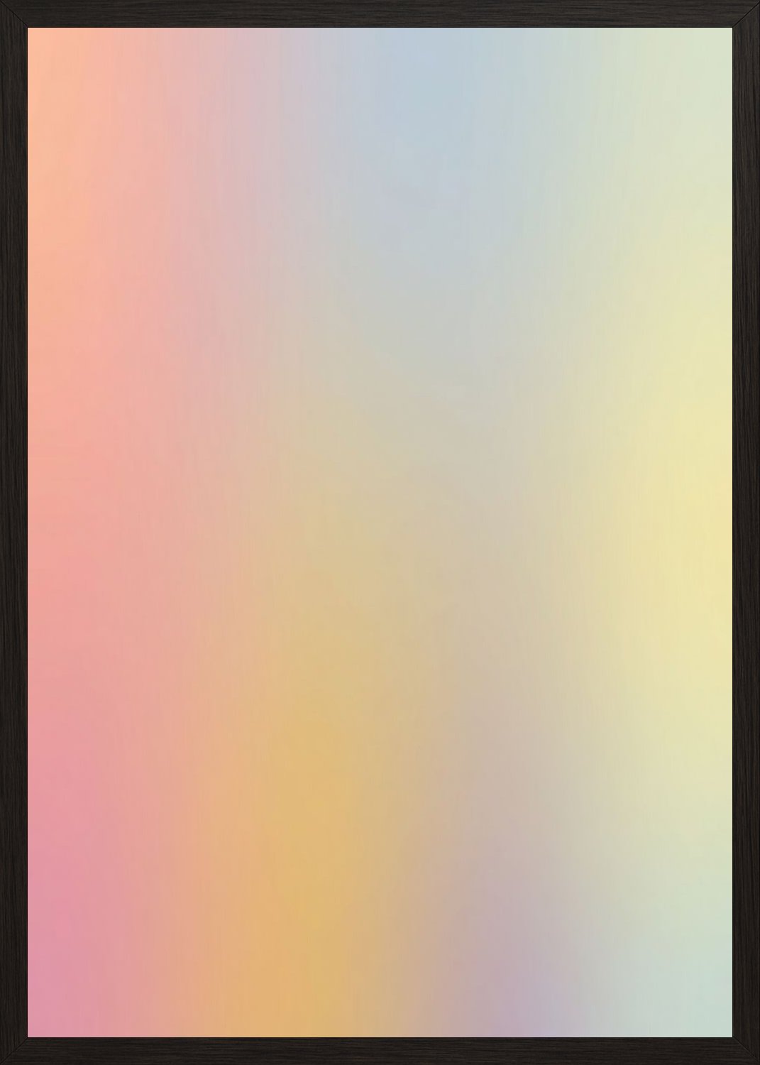 Poster in black frame