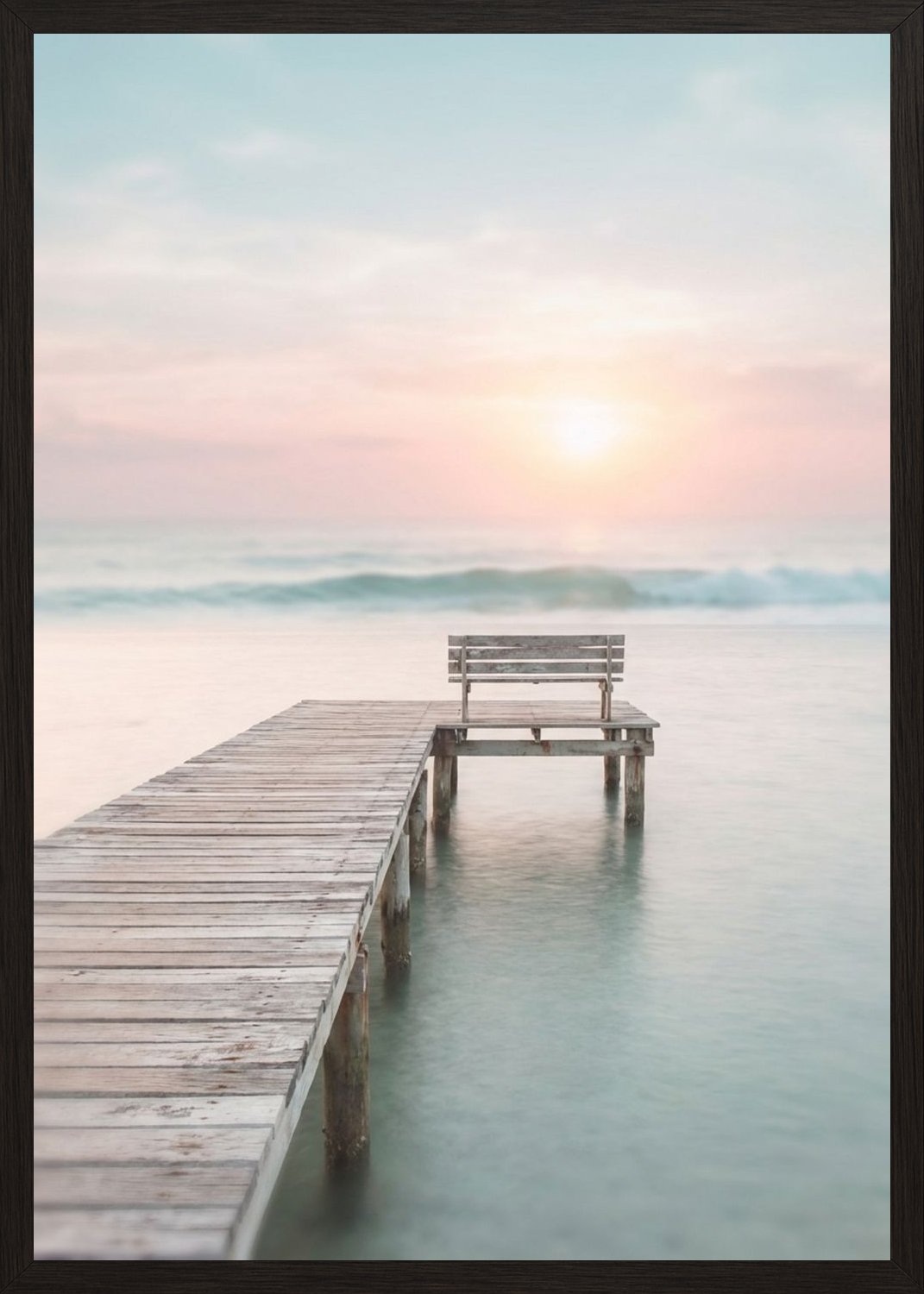 Poster in black frame