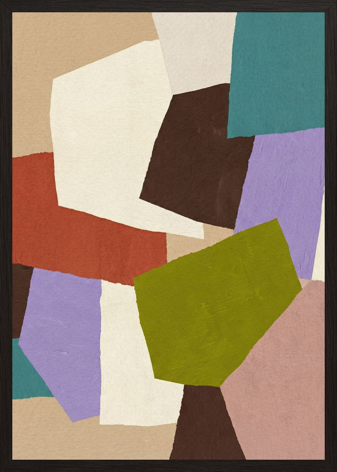 Poster in black frame