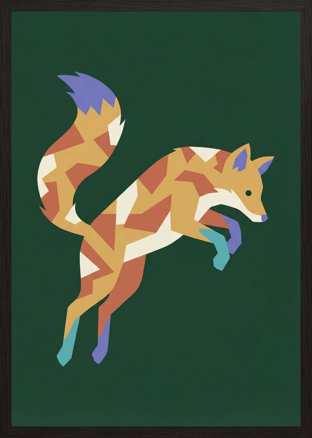 Poster in black frame